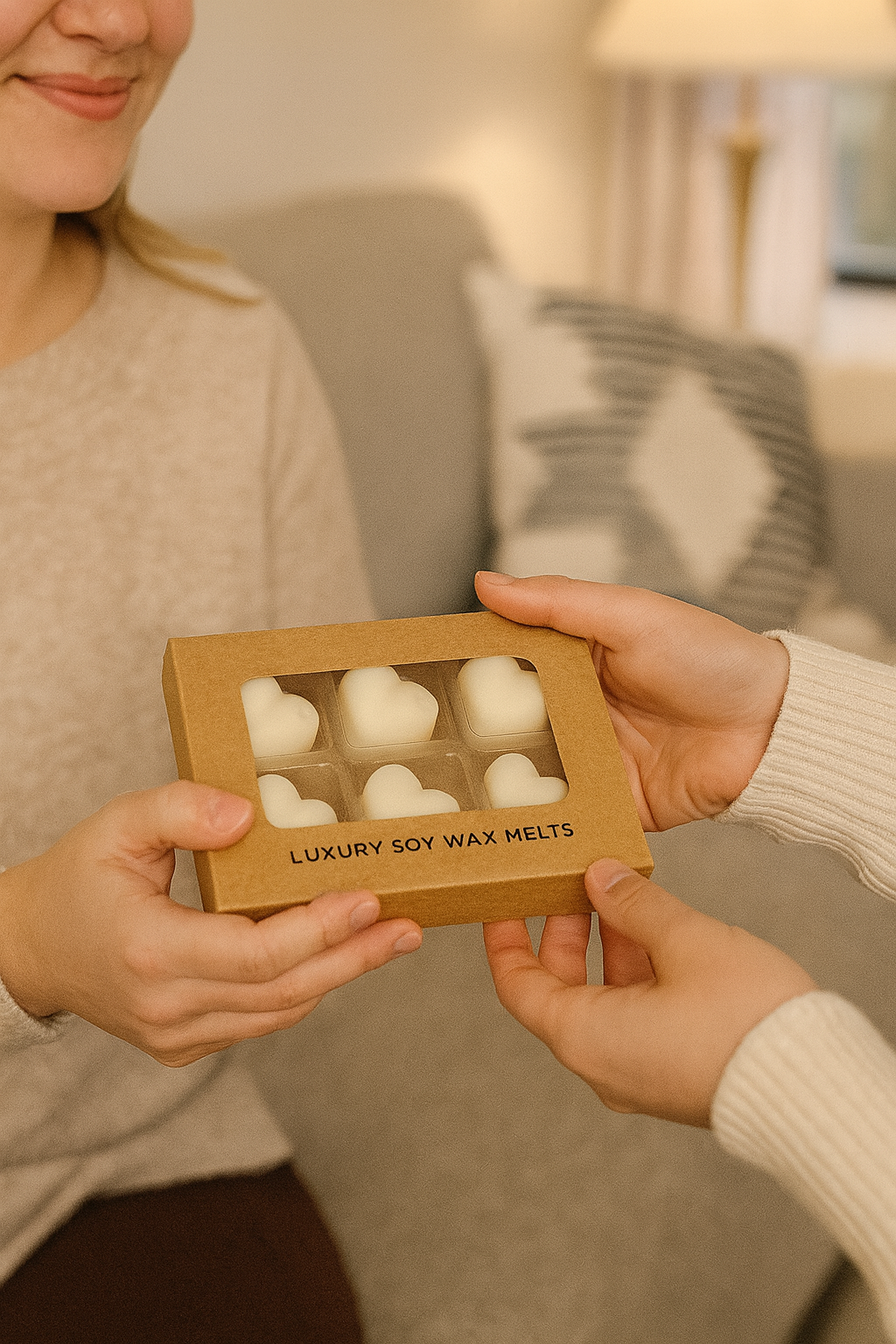 Heart Shaped soy wax melts