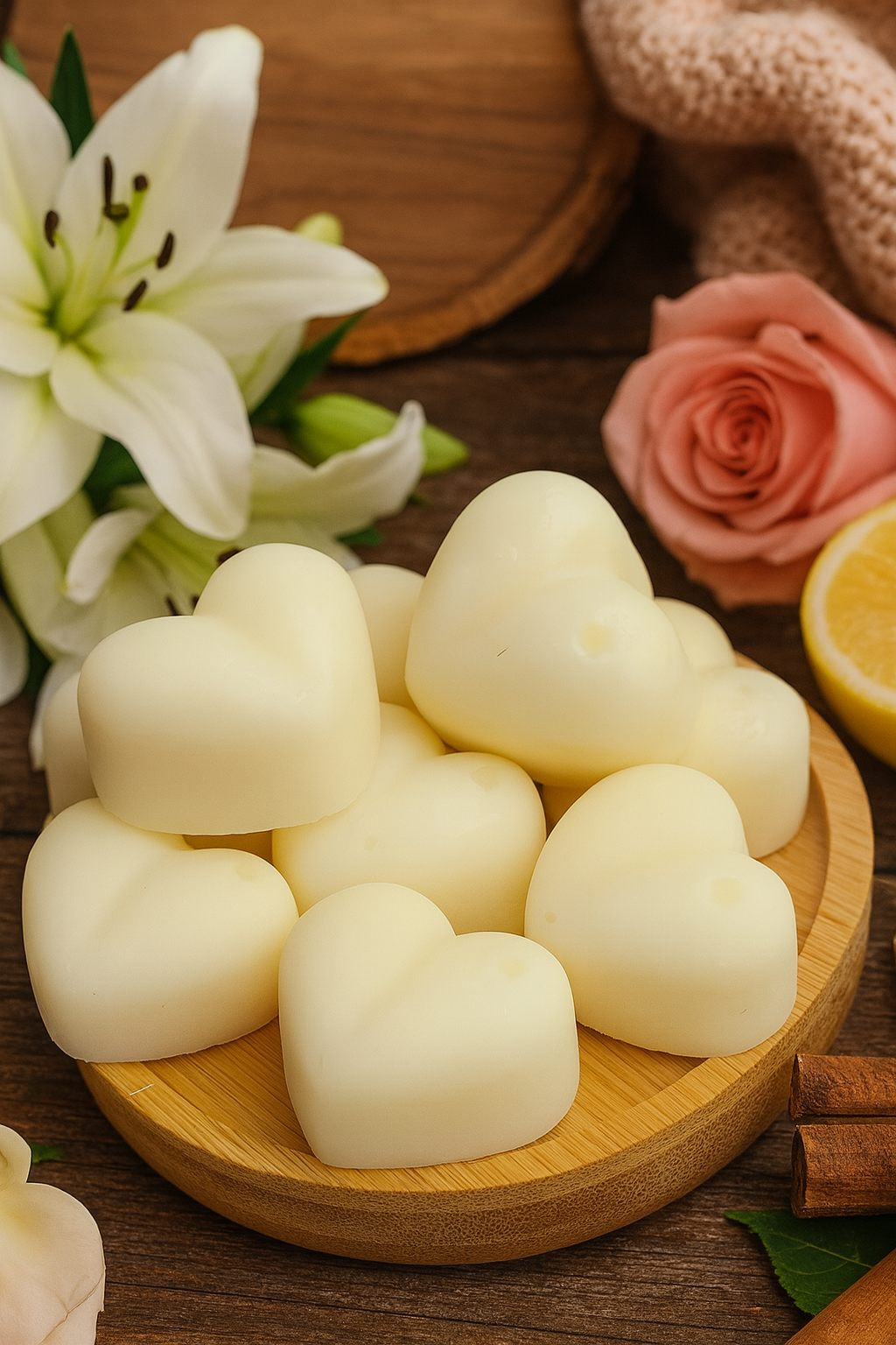 Heart Shaped soy wax melts