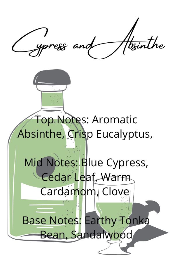 Cypress & Absinthe Heart-shaped